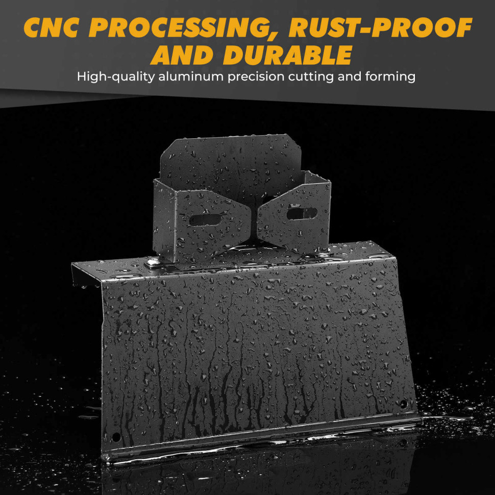 Подставка под планшет и рации Kemimoto  для Polaris RZR 1000 Turbo / Turbo S B0111-10101BK