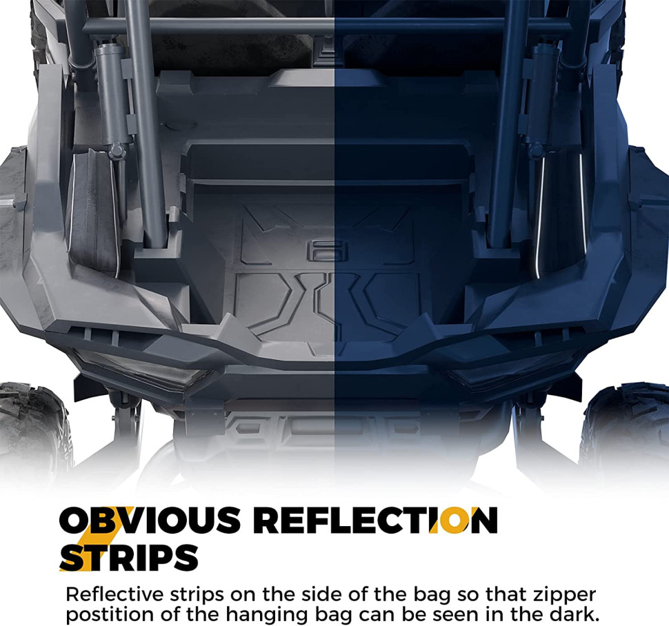 Сумки в кузов Kemimoto для Polaris RZR 1000 / Turbo B0113-08901BK