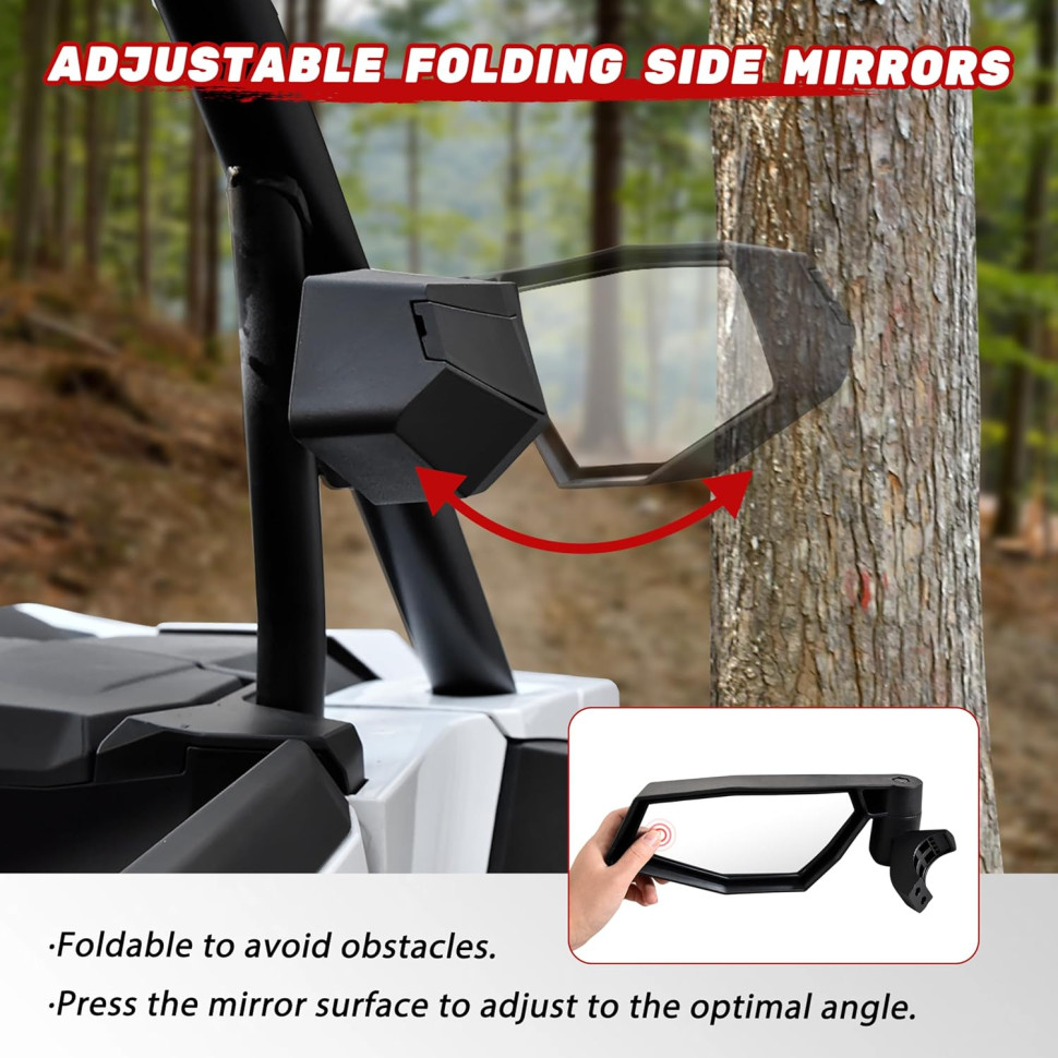 Зеркала заднего вида боковые Polaris RZR XP 1000/ XP 4 1000 Ultimate/Sport/Premium 2024+ MTVPH0618-M