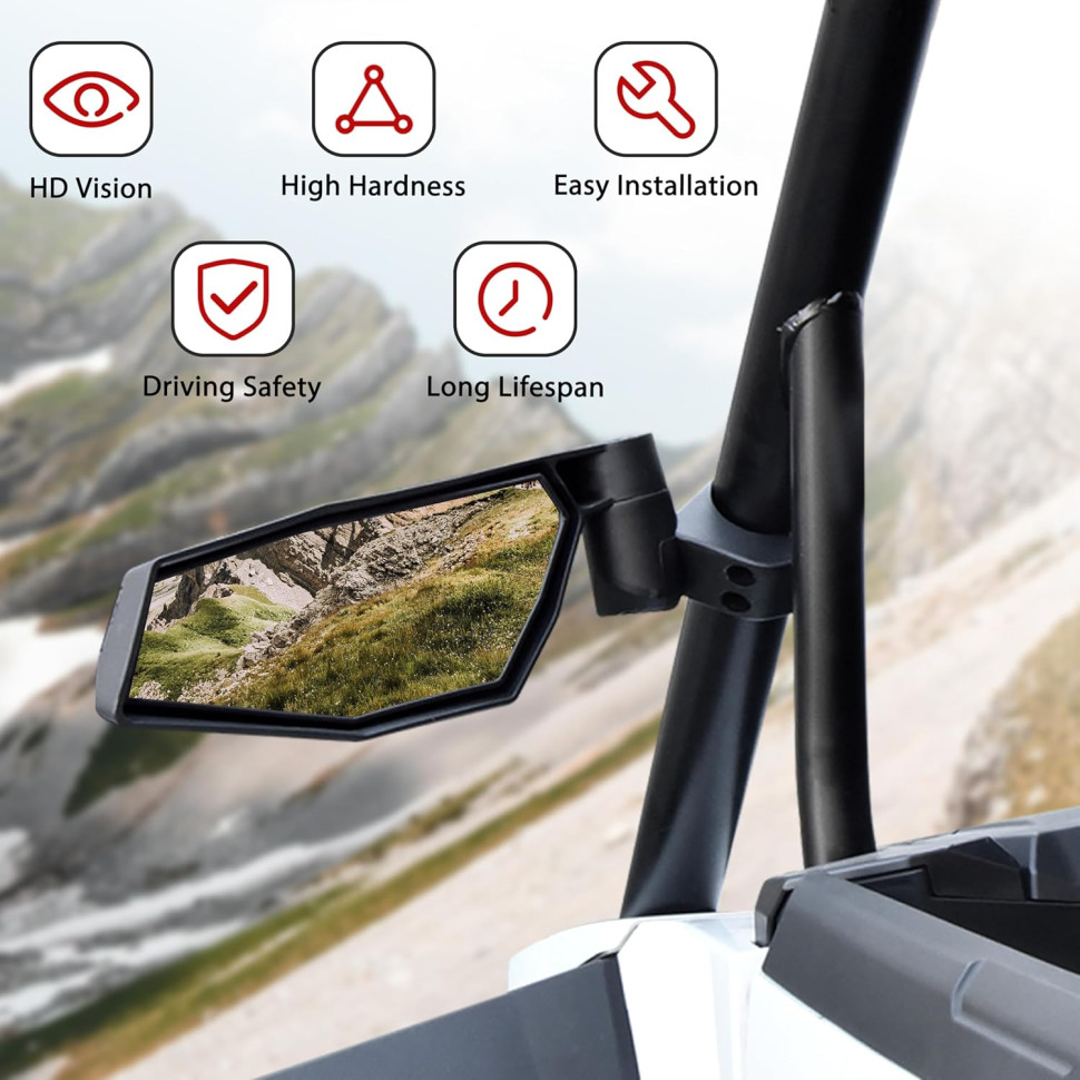 Зеркала заднего вида боковые Polaris RZR XP 1000/ XP 4 1000 Ultimate/Sport/Premium 2024+ MTVPH0618-M