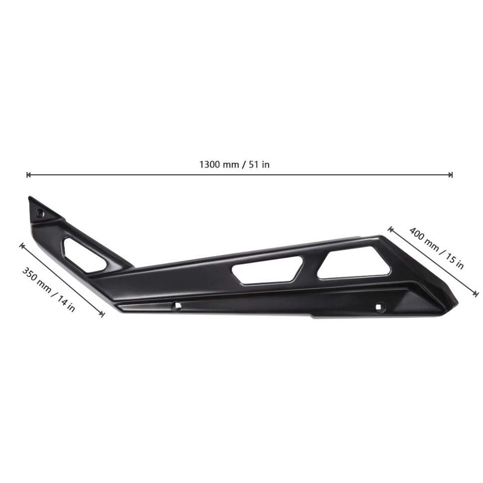 Защита порогов Polaris Pro XP 2883760-458 /B0101-00801BK B0101-00801BK