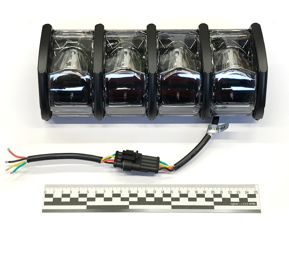 Фара светодиодная RIGIO Adapt c RGB подсветкой 210413N