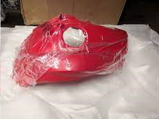 Крыло переднее левое квадроцикла Yamaha Grizzly 700 красное (ROMANTIQUE ROUGE) 1HP-F1500-N0-00  1HP-F1500-N0-00