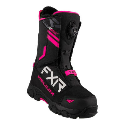 Ботинки FXR Helium BOA (Black Fuchsia) с утеплителем 210705-1090 Размер 37