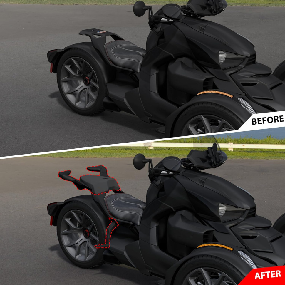 Сиденье пассажира для Can-Am Ryker 219400842N