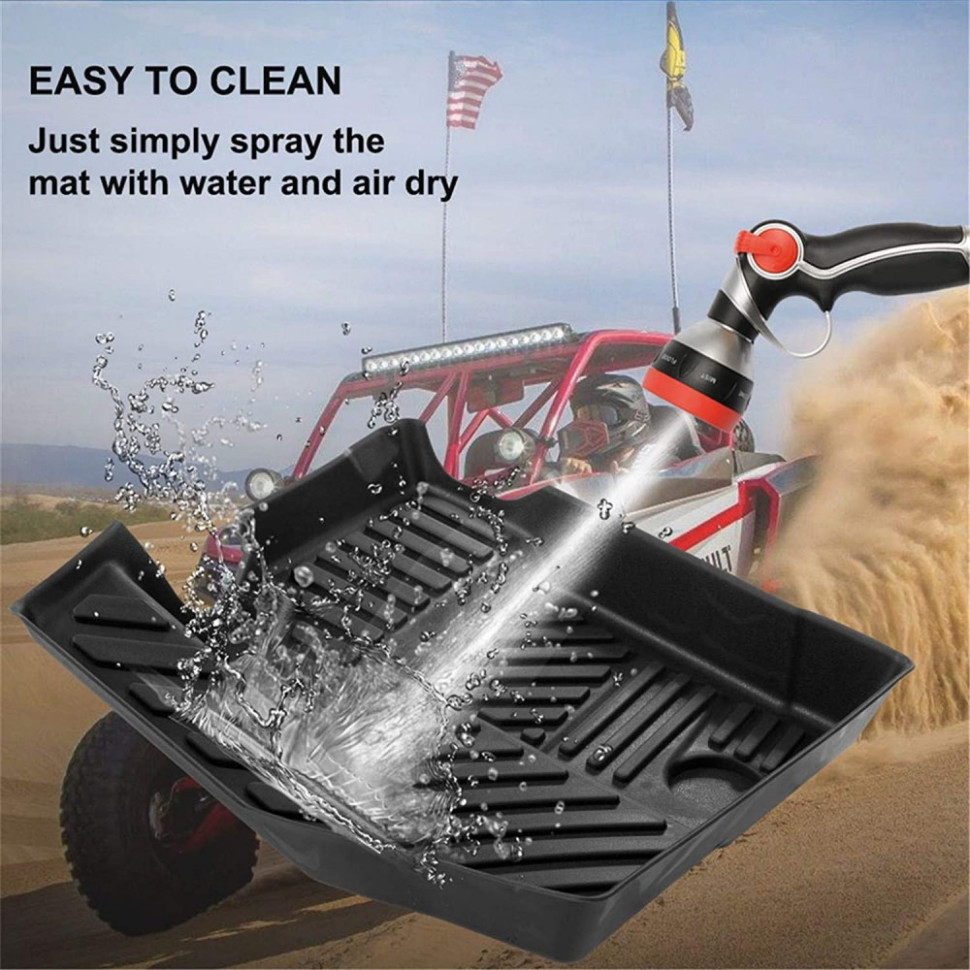 Защитные коврики в салон для 4-х местного багги Polaris RZR XP 4 1000, 900 S Turbo 4 Kemi Moto VPFLPO4U1 FTVFM002