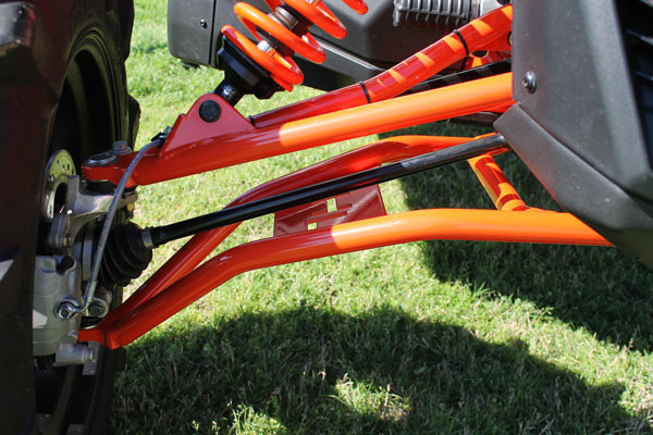 Рычаги передние нижние изогнутые красные HighLifter для Maverick X3 XRS MCFLA-CMX3-R1