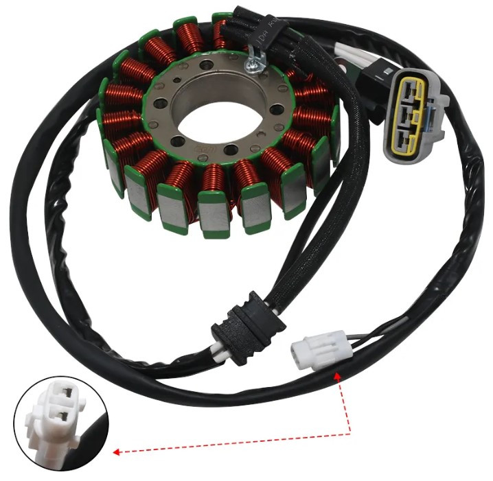 Статор генератора для квадроцикла Yamaha GRIZZLY KODIAK 700 2016+ B16-H1410-00-00 B16-H1410-00-00N