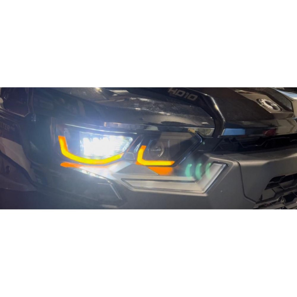 Светодиодные фары головного света с DRL ходовыми огнями и поворотниками для Can-Am Traxter /Defender 710005730 + 710005729 /FL84 FL84